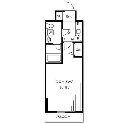 東京都足立区柳原１丁目 賃貸マンション 1K