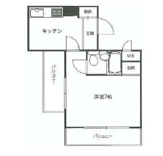 東京都荒川区町屋２丁目 賃貸マンション 1K