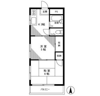 東京都足立区千住寿町 賃貸マンション 2K