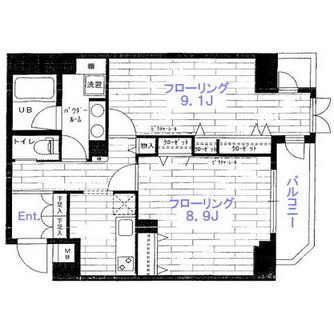 東京都足立区千住仲町 賃貸マンション 2K