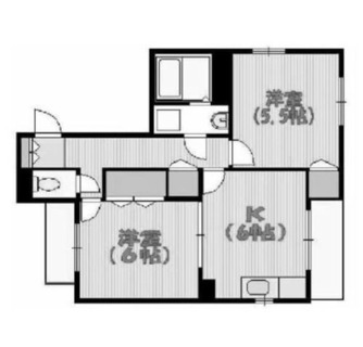 東京都足立区千住大川町 賃貸マンション 2DK