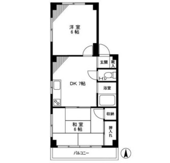 東京都足立区千住緑町２丁目 賃貸マンション 2DK