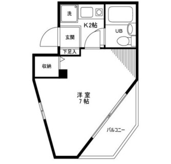 東京都足立区千住中居町 賃貸マンション 1K