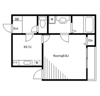 東京都足立区千住河原町 賃貸マンション 1K