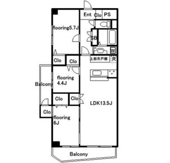 東京都足立区千住旭町 賃貸マンション 3LDK