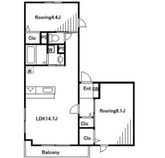 東京都足立区千住大川町 賃貸マンション 2LDK